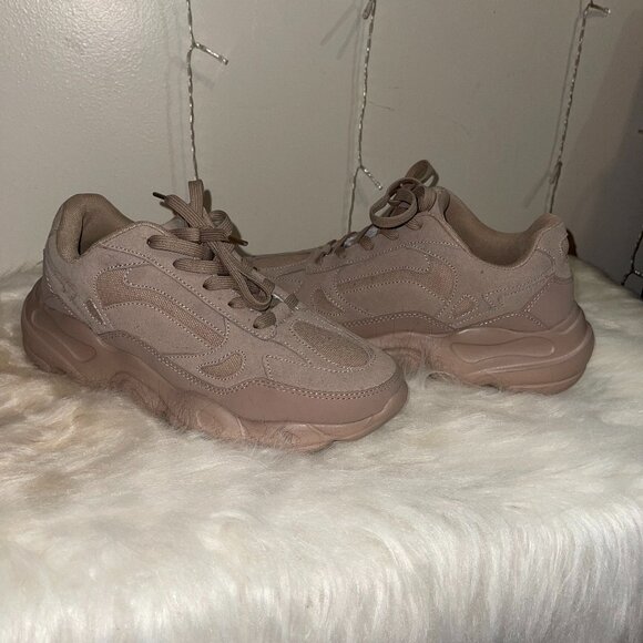 ASOS DESIGN - faux suede sneakers with chunky sole - Picture 2 of 4